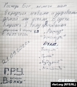 "Волки" спешно покидали Харьковскую область, оставив на базе кипу документов