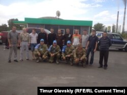 Обмен военнопленными. На снимке особожденные военнослужающие ВСУ