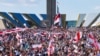 BELARUS – During opposition rally in the center of Minsk, August 16, 2020